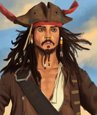 Jack Sparrow Painting