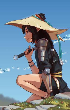 Water-Bending Girl Water-Bending Girl