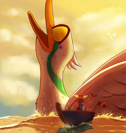 Giant Water Duck Giant Water Duck